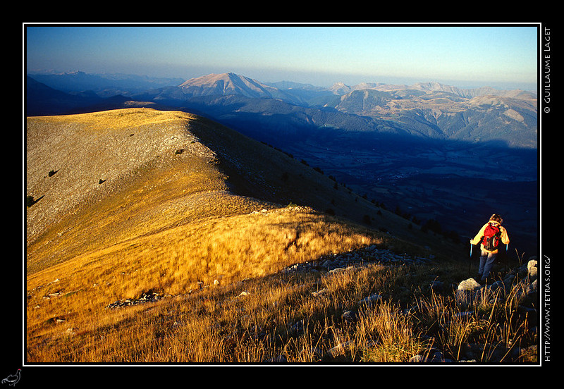 Alpes du Sud : La crte entre pic de Savernes et pic de Bernardez