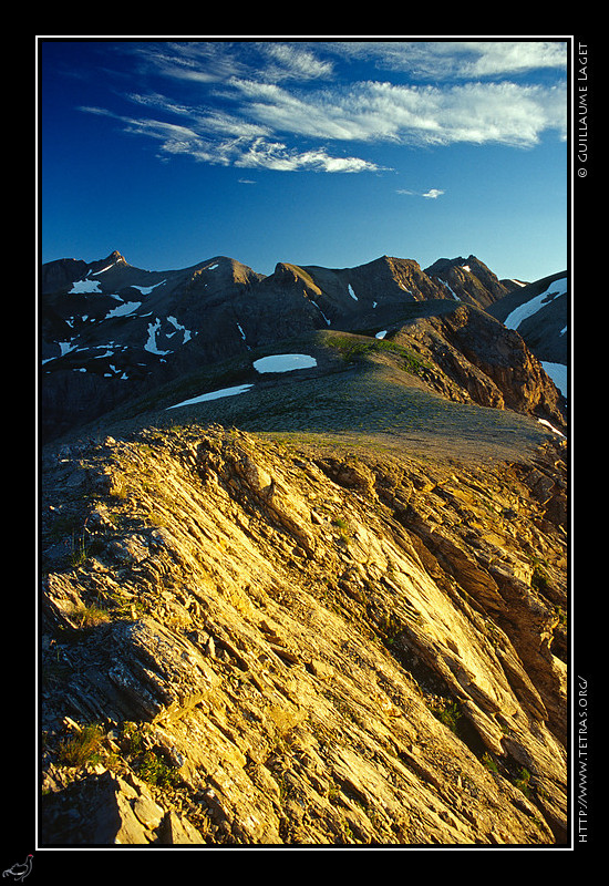 Alpes du Sud : Lever de soleil vers le col de la Petite Cayolle